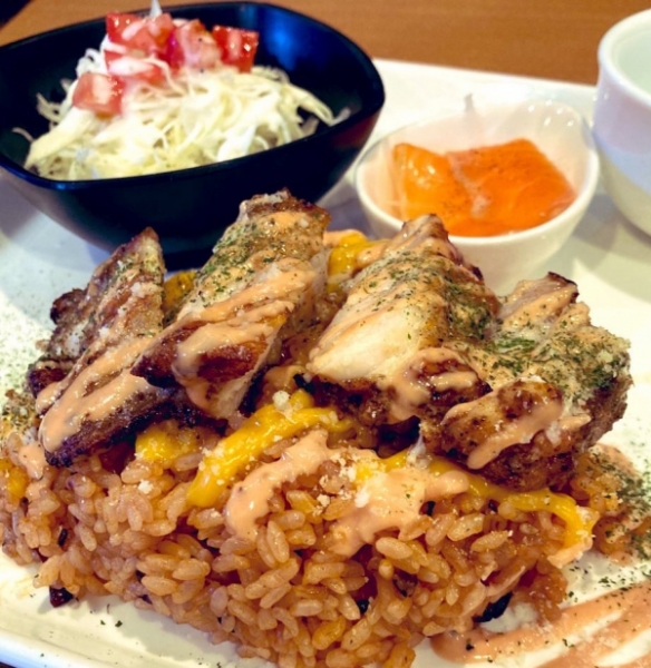 ケイジャンチキンライス